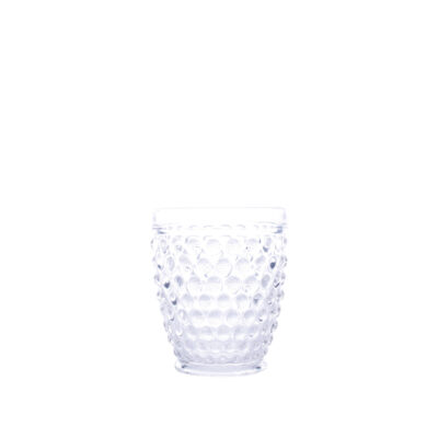 Tumbler, Hobnail (Clear) (25 per rack)