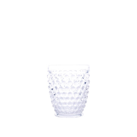 Tumbler, Hobnail (Clear) (25 per rack)