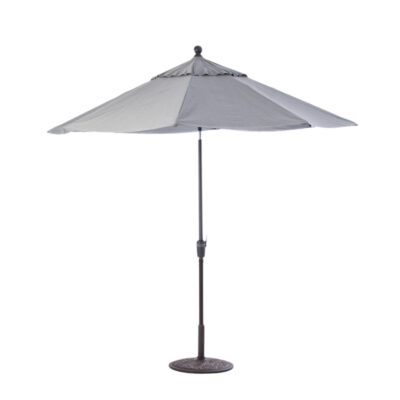 Umbrella, 9' Market, Pewter