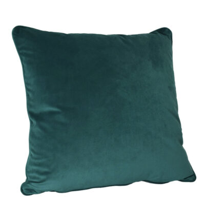 Velvet Peacock Pillow