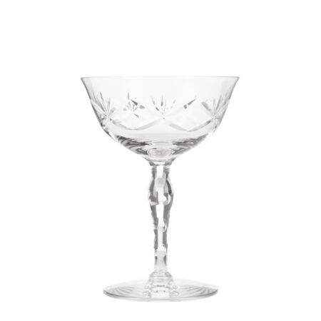 Vintage Crystal Cut Coupes, Assorted - Image 3
