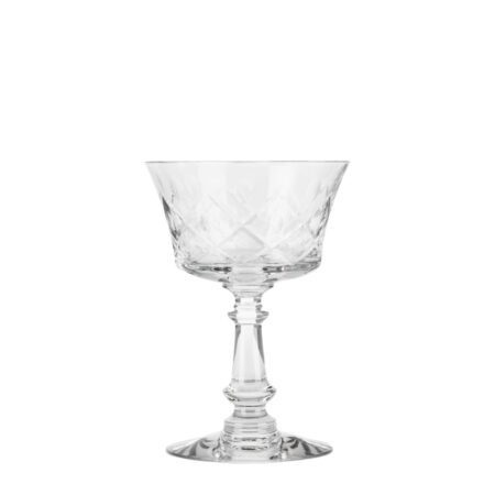 Vintage Crystal Cut Coupes, Assorted - Image 2