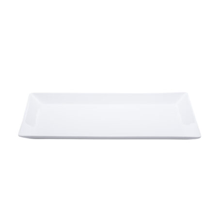 Rectangular White Ceramic Platter 12"x17"