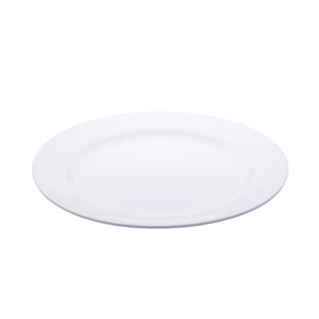 Round White Ceramic Platter 14"