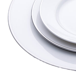 White China with Platinum Rim - Image 7