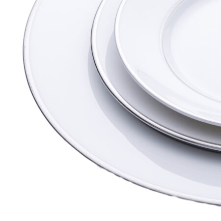 White China with Platinum Rim - Image 7