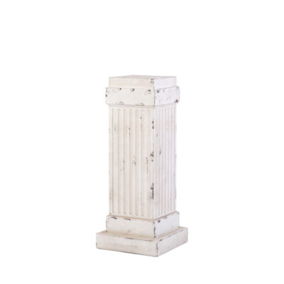 Pillar, Distressed White, 42.5" x 17"