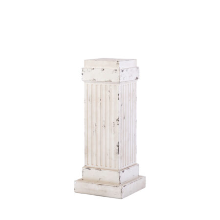 Pillar, Distressed White, 42.5" x 17"